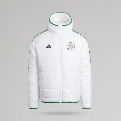 adidas Celtic 2024/25 White Winter Jacket