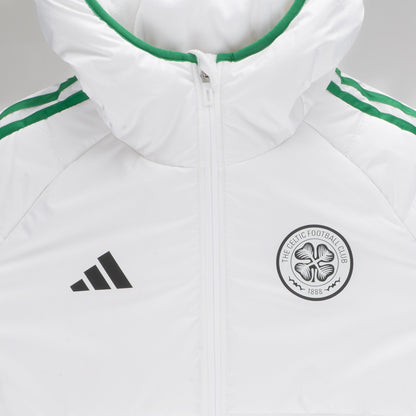 adidas Celtic 2024/25 White Winter Jacket
