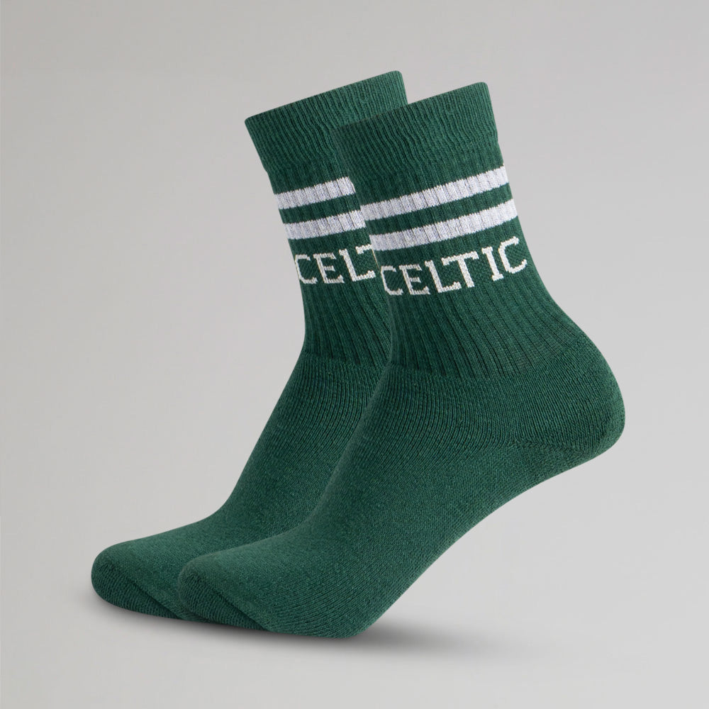 Celtic 2 Pack Junior Crew Socks