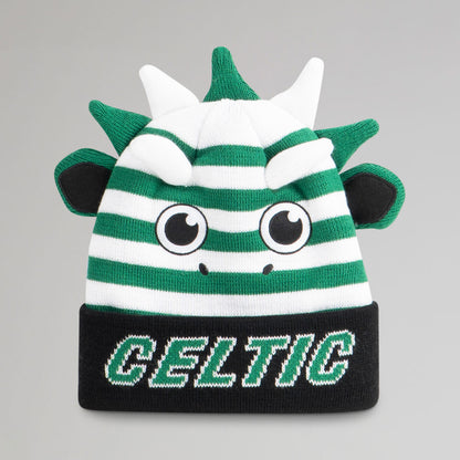 Celtic Junior Hooped Dinosaur Beanie