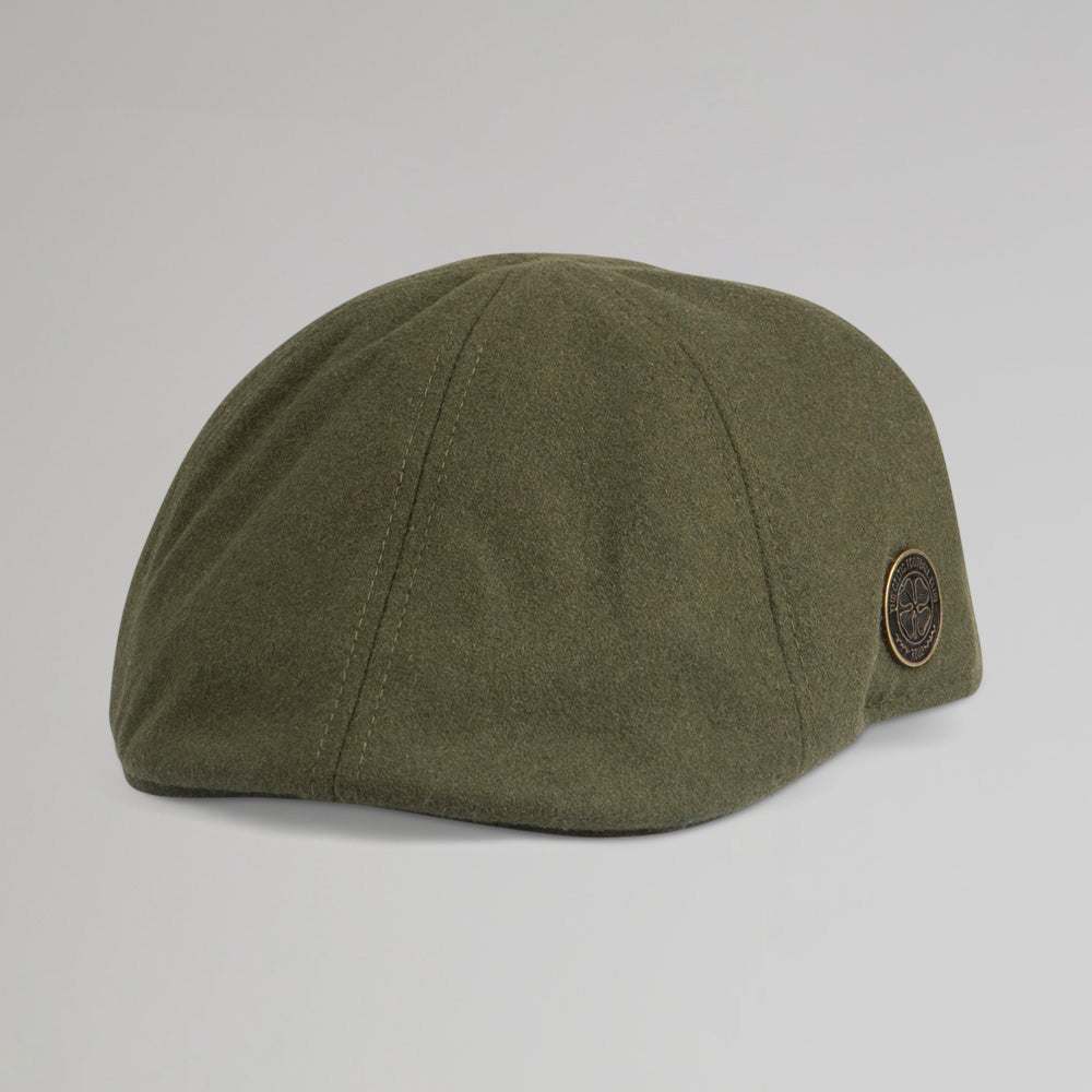 Celtic Wool Crest Flat Cap