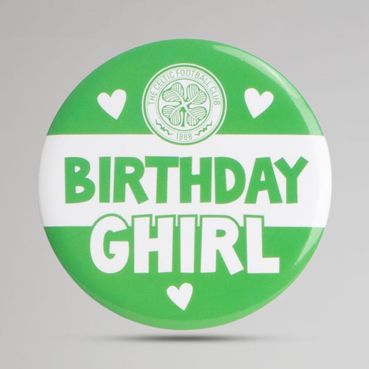 Celtic Birthday Ghirl Badge