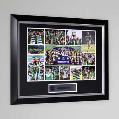 Celtic 23/24 SWPL Champions Montage Print