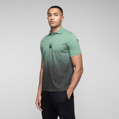 Celtic Crest Green Gradient Polo Shirt