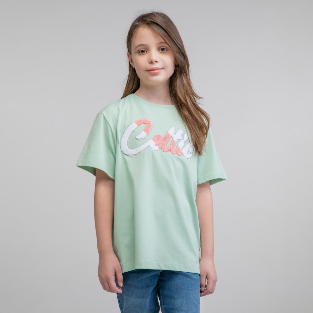 Celtic Junior Boucle Text T-Shirt