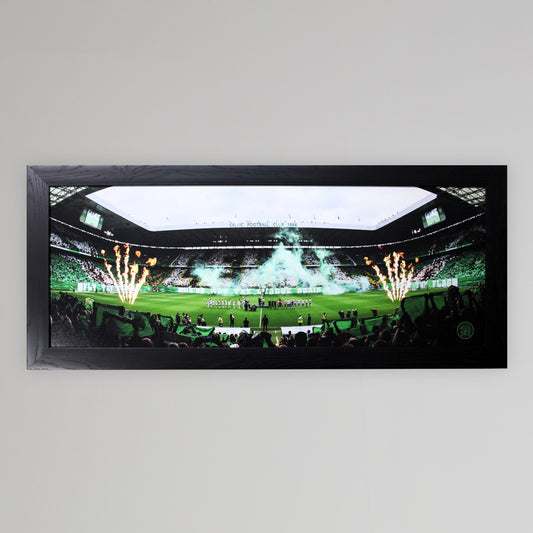 Celtic Flag Day Panoramic Framed Print