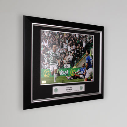 Celtic 2024/25 Daizen Maeda Celebration Signed Print