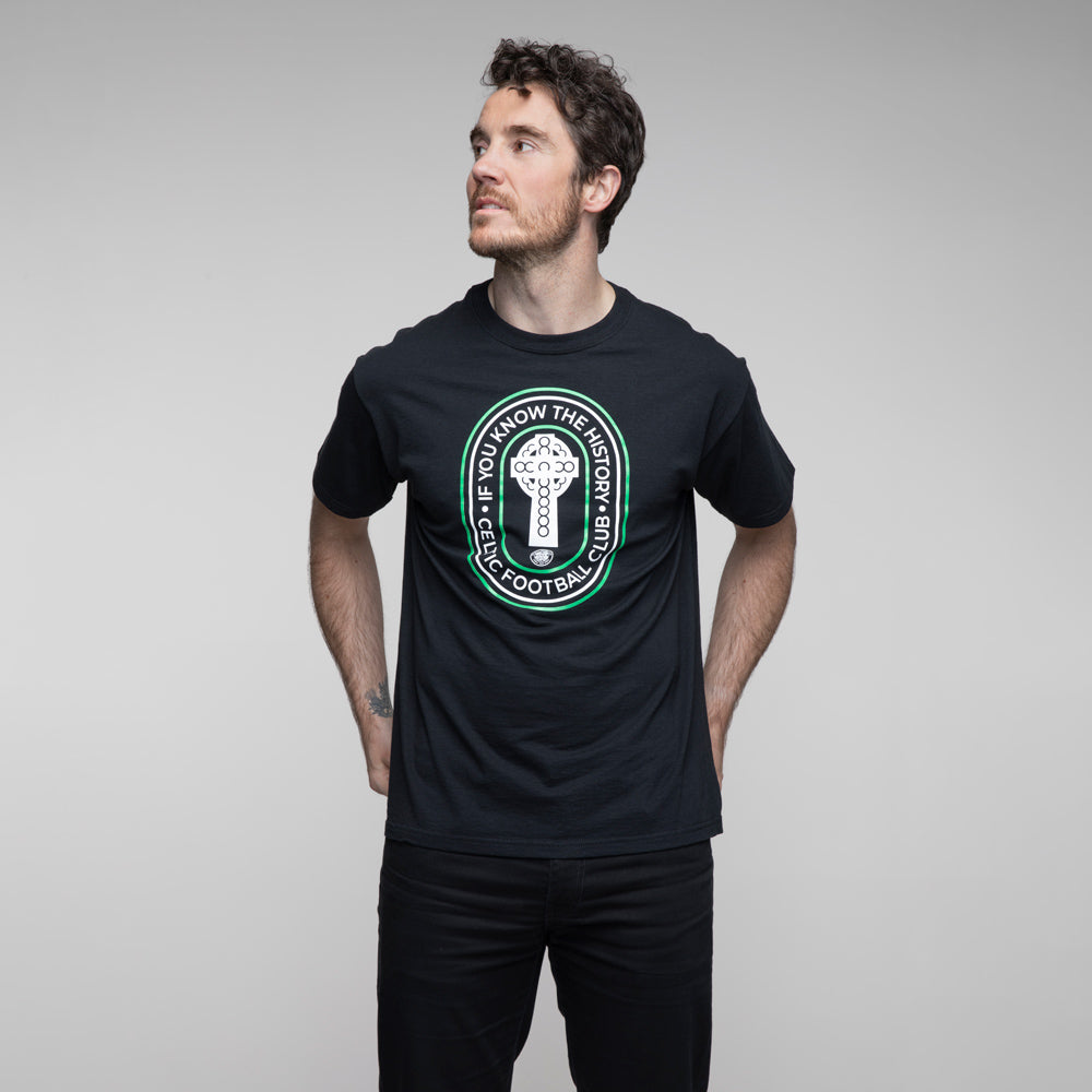 Celtic If You Know The History Black T-Shirt