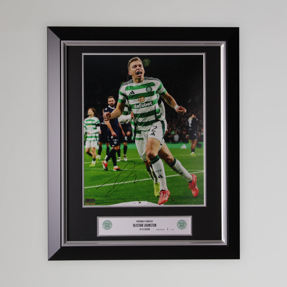 Celtic 24/25 Alistair Johnston Signed Print