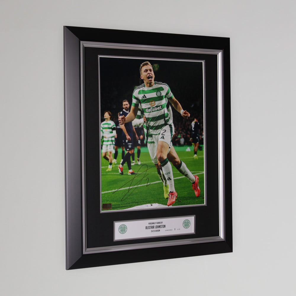 Celtic 24/25 Alistair Johnston Signed Print