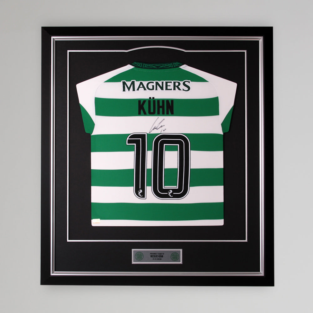 Celtic 24/25 Nicolas Kuhn Framed Signed Shirt