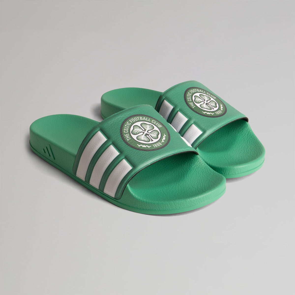 adidas Celtic Performance Green Sliders