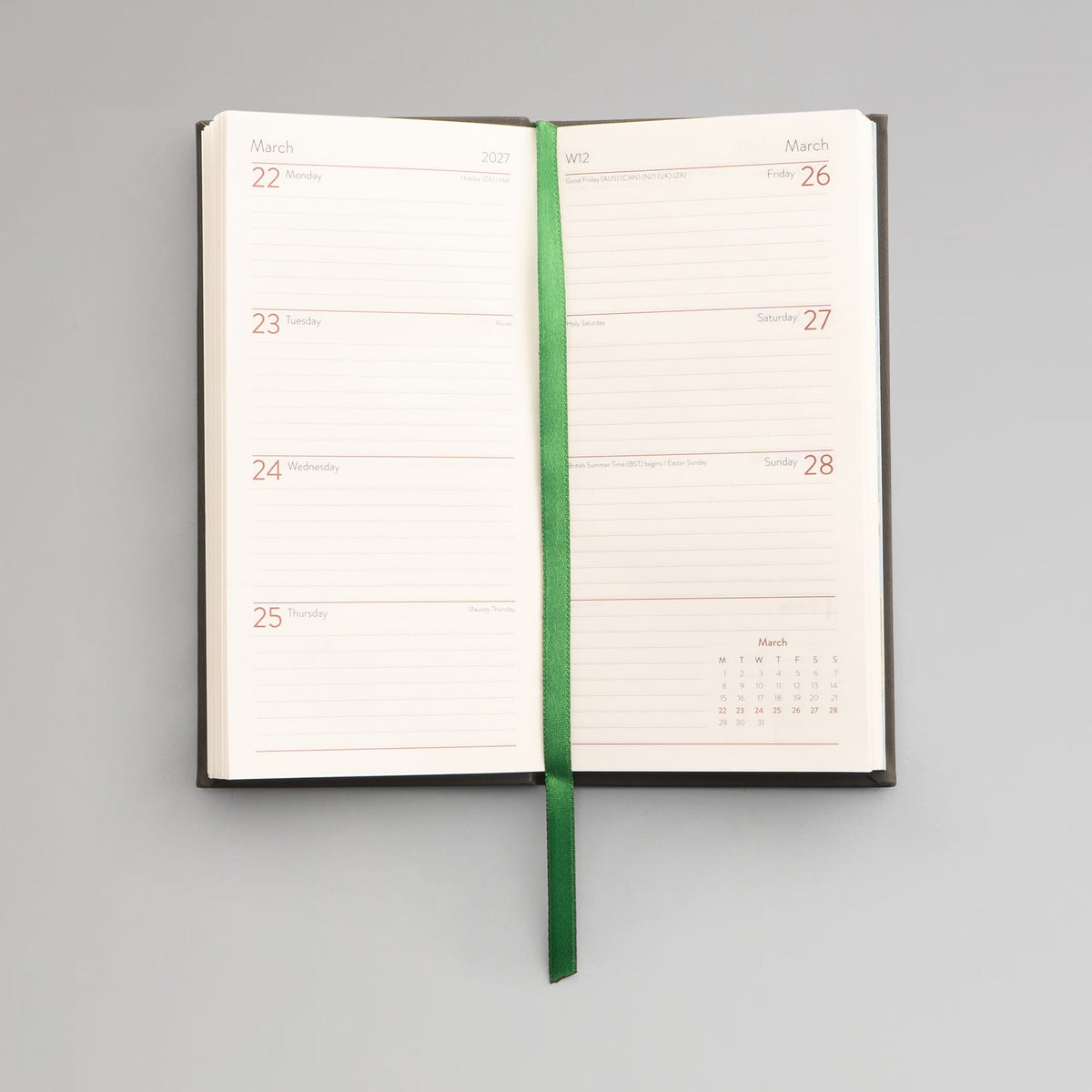 Celtic 2027 Black Pocket Diary