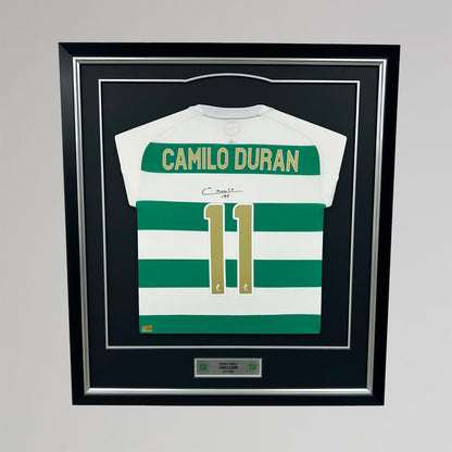 Celtic 2026/27 Camilo Duran Signed Framed Shirt
