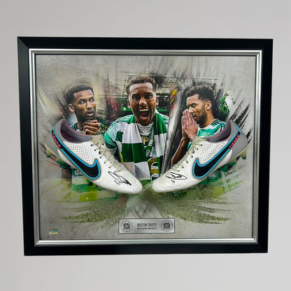 Celtic 2026/27 Auston Trusty Signed Framed Boots