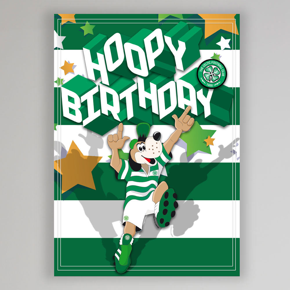 Celtic Hoopy Happy Birthday Card
