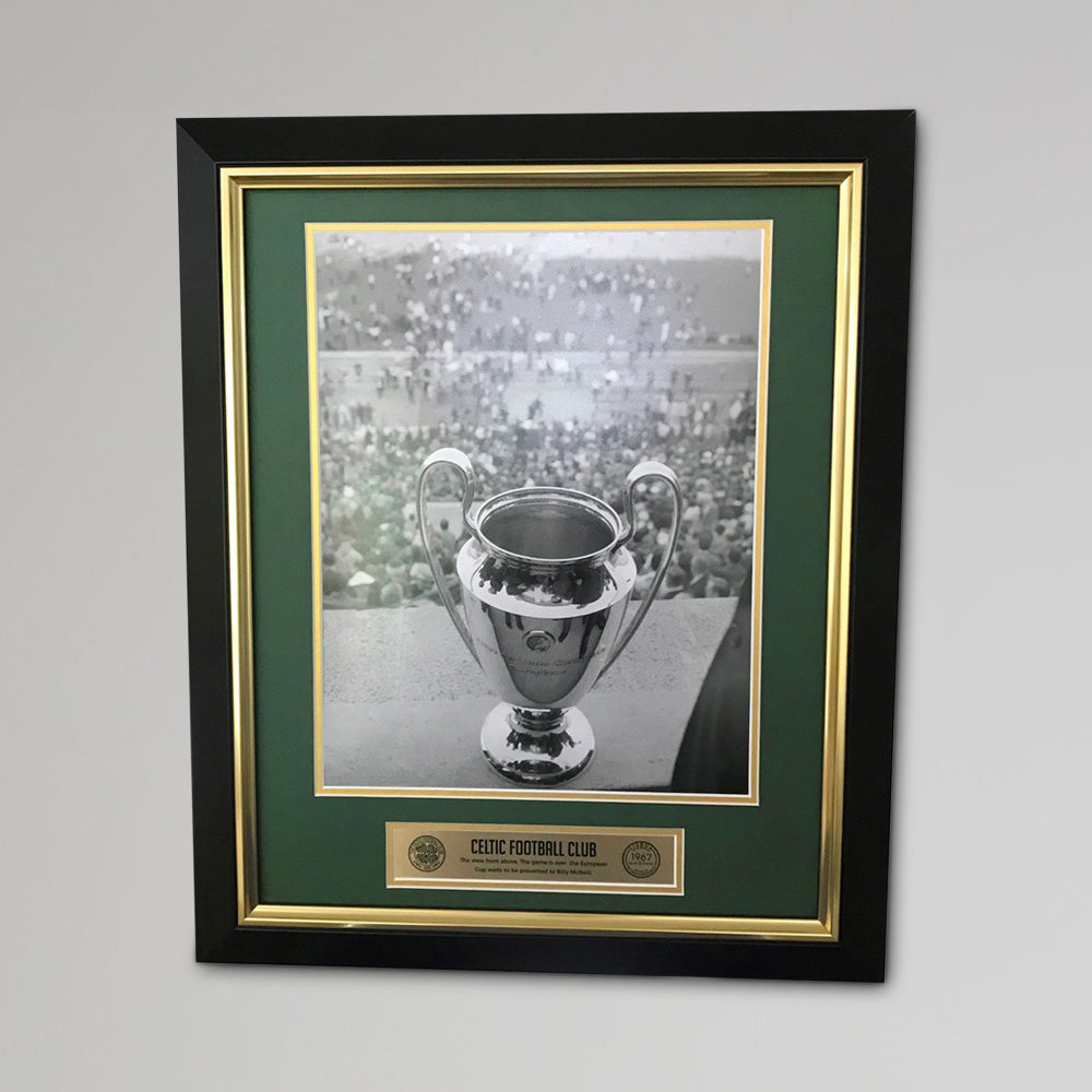 Celtic Lisbon Trophy Mounted Print