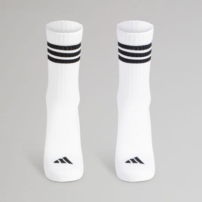 adidas 3-Stripes Cushioned Crew Socks White 3 Pairs