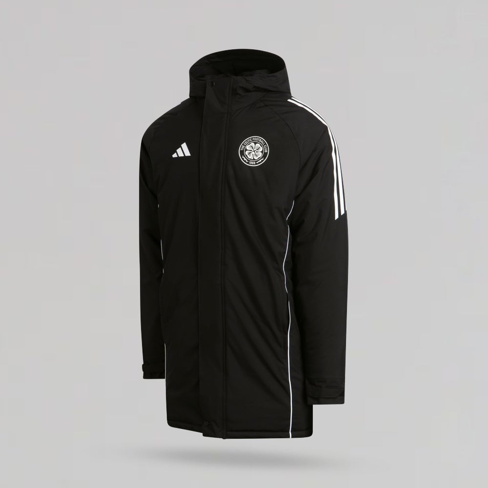 adidas Celtic 2024/25 Black Parka Jacket