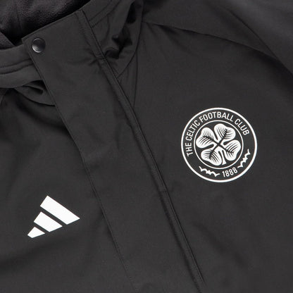 adidas Celtic 2024/25 Black Parka Jacket
