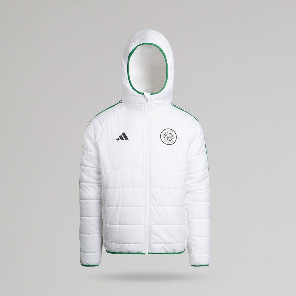 adidas Celtic 2024/25 White Winter Jacket