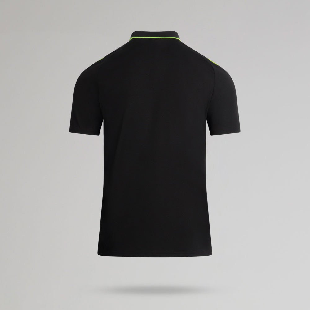 adidas Celtic 2025/26 Black and Neon Green Training Polo Shirt