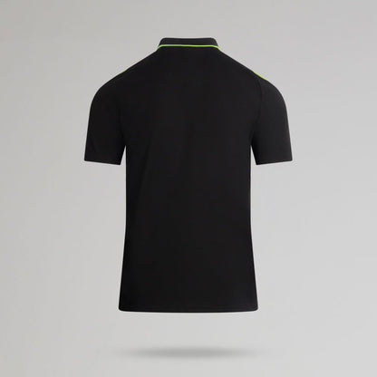 adidas Celtic 2025/26 Black and Neon Green Training Polo Shirt