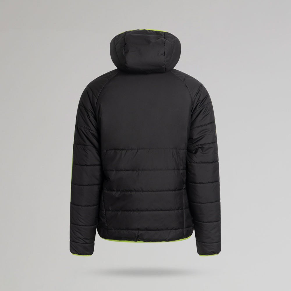 adidas Celtic 2025/26 Black and Neon Green Winter Jacket