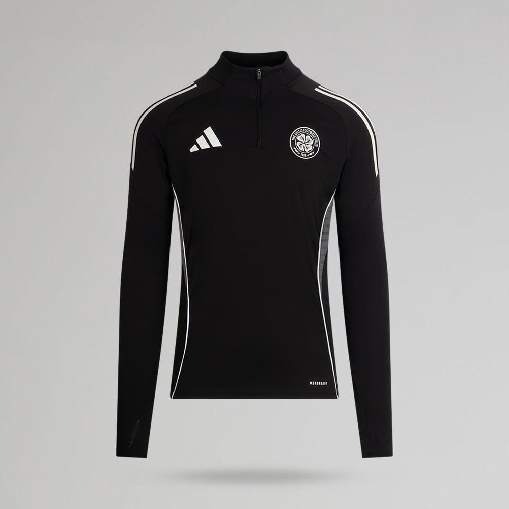adidas Celtic 2025/26 Black and White Training Top – Official