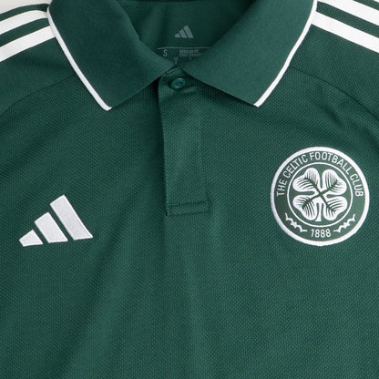 adidas Celtic 2025/26 Dark Green Training Polo Shirt