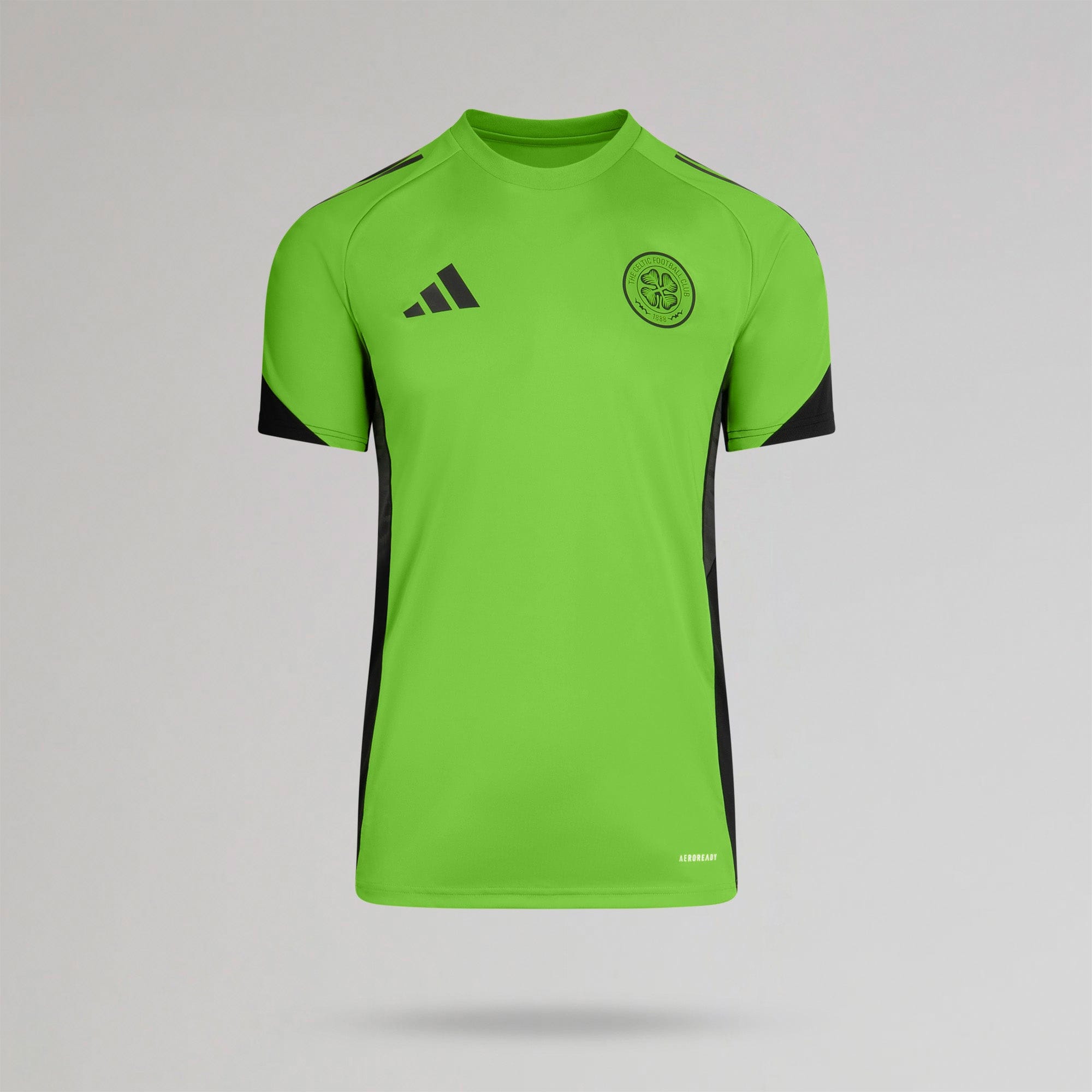 adidas Celtic 2025/26 Green and Black Training Jersey – Official