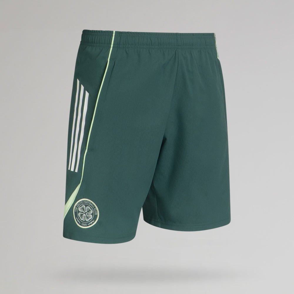adidas Celtic 2025/26 Green Downtime Training Shorts