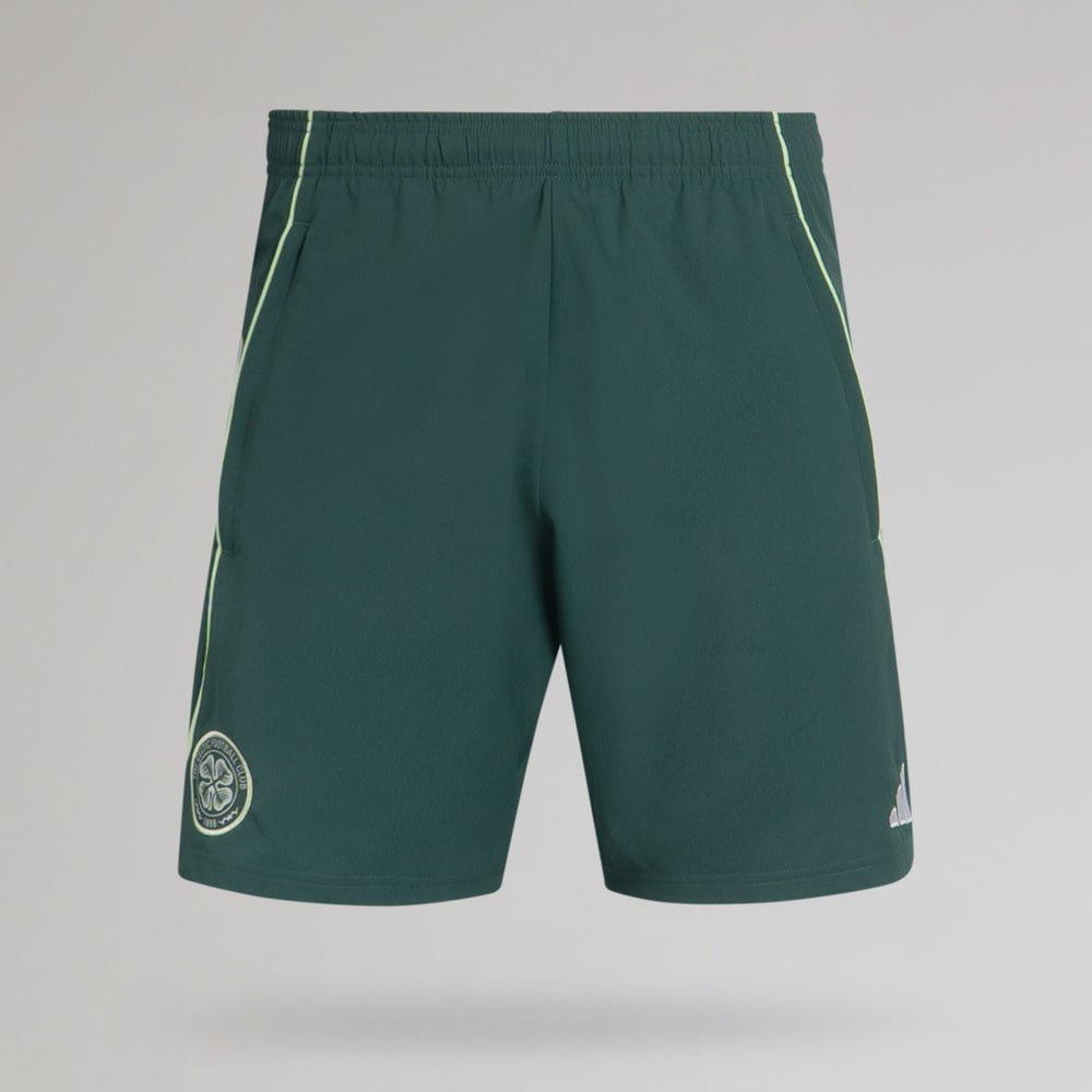 adidas Celtic 2025/26 Green Downtime Training Shorts