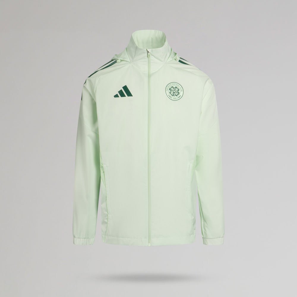 adidas Celtic 2025/26 Mint Green All Weather Jacket