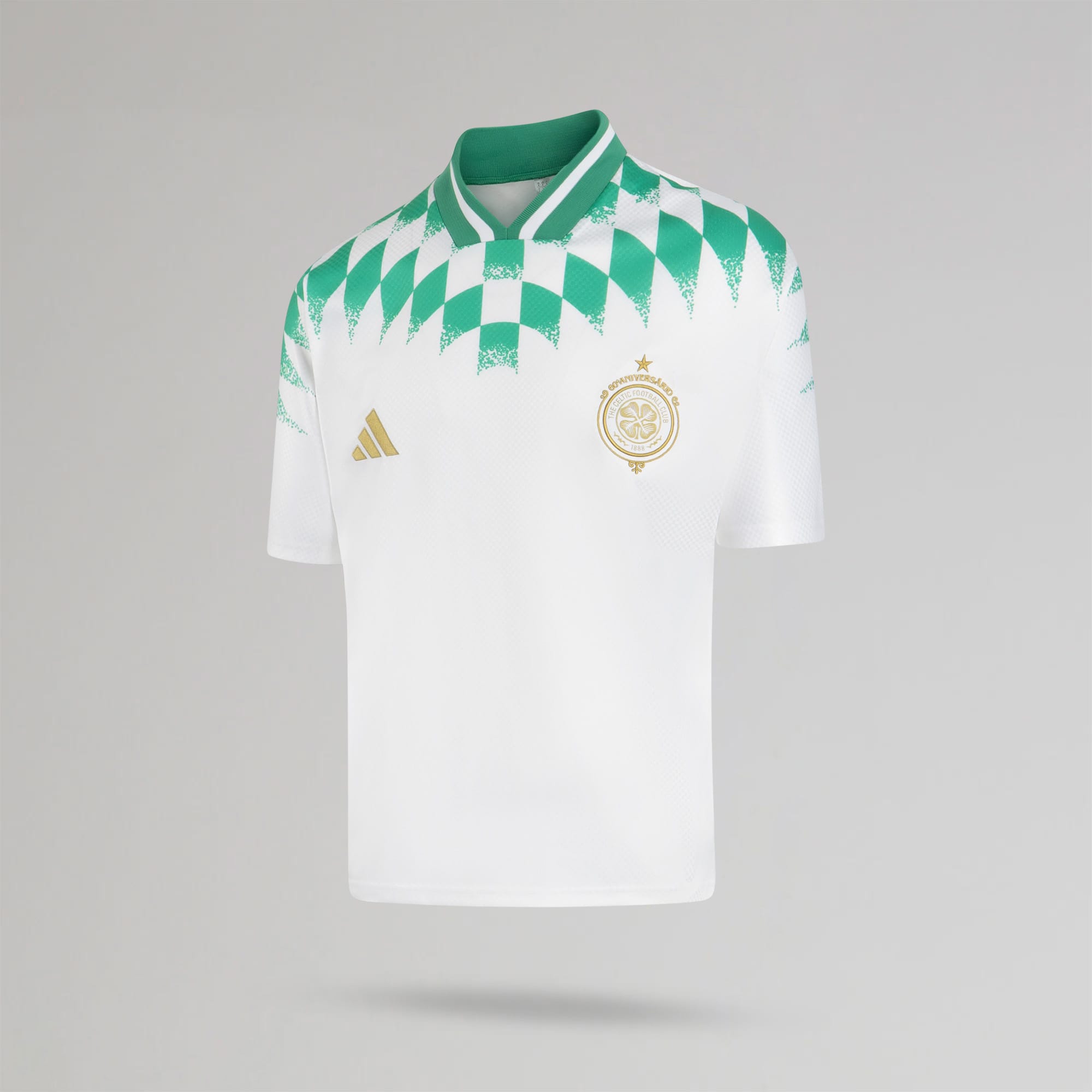 adidas Celtic 2026/27 Stadium Pack White Jacquard Jersey