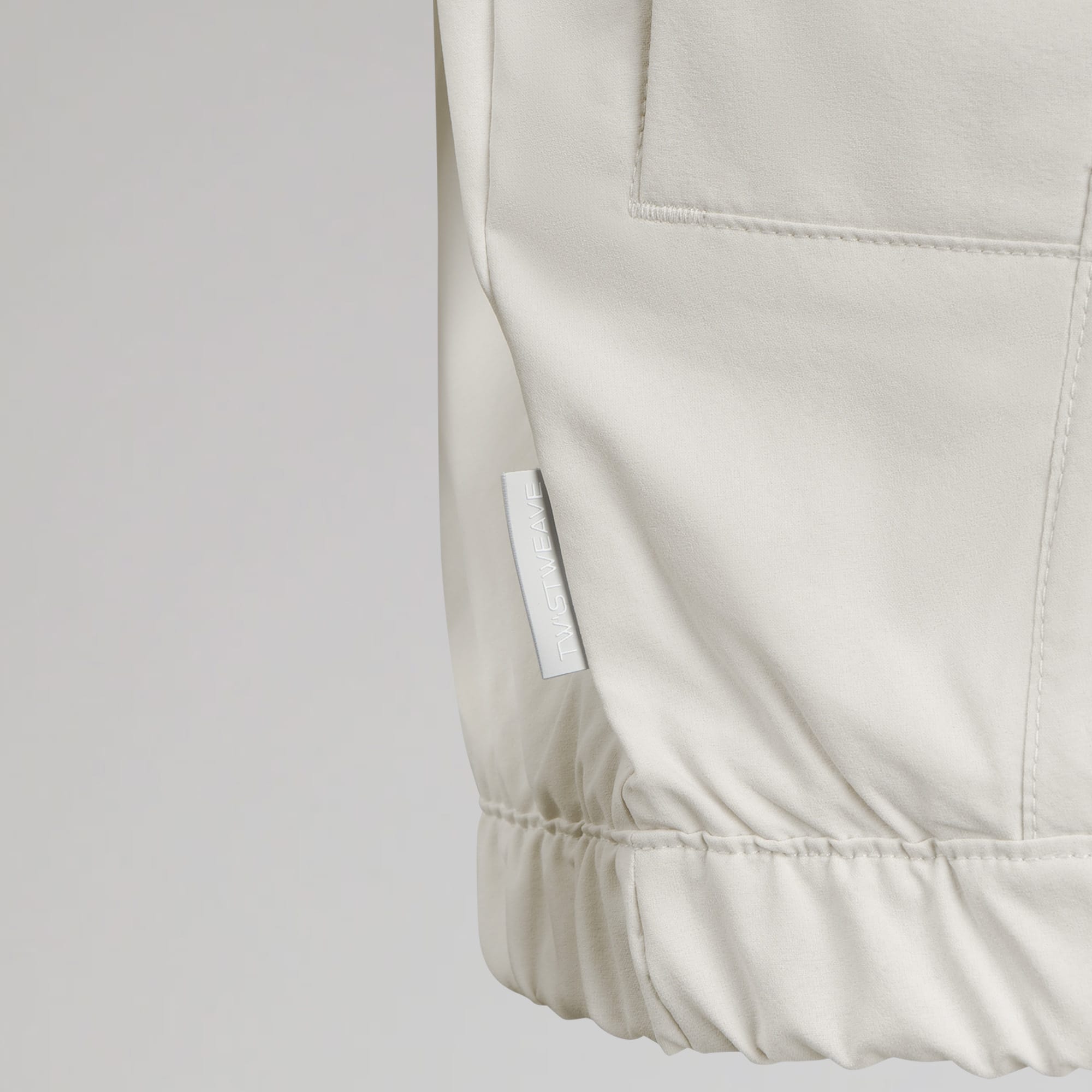 adidas Celtic Golf Beyond Twistweave Full Zip White & Beige