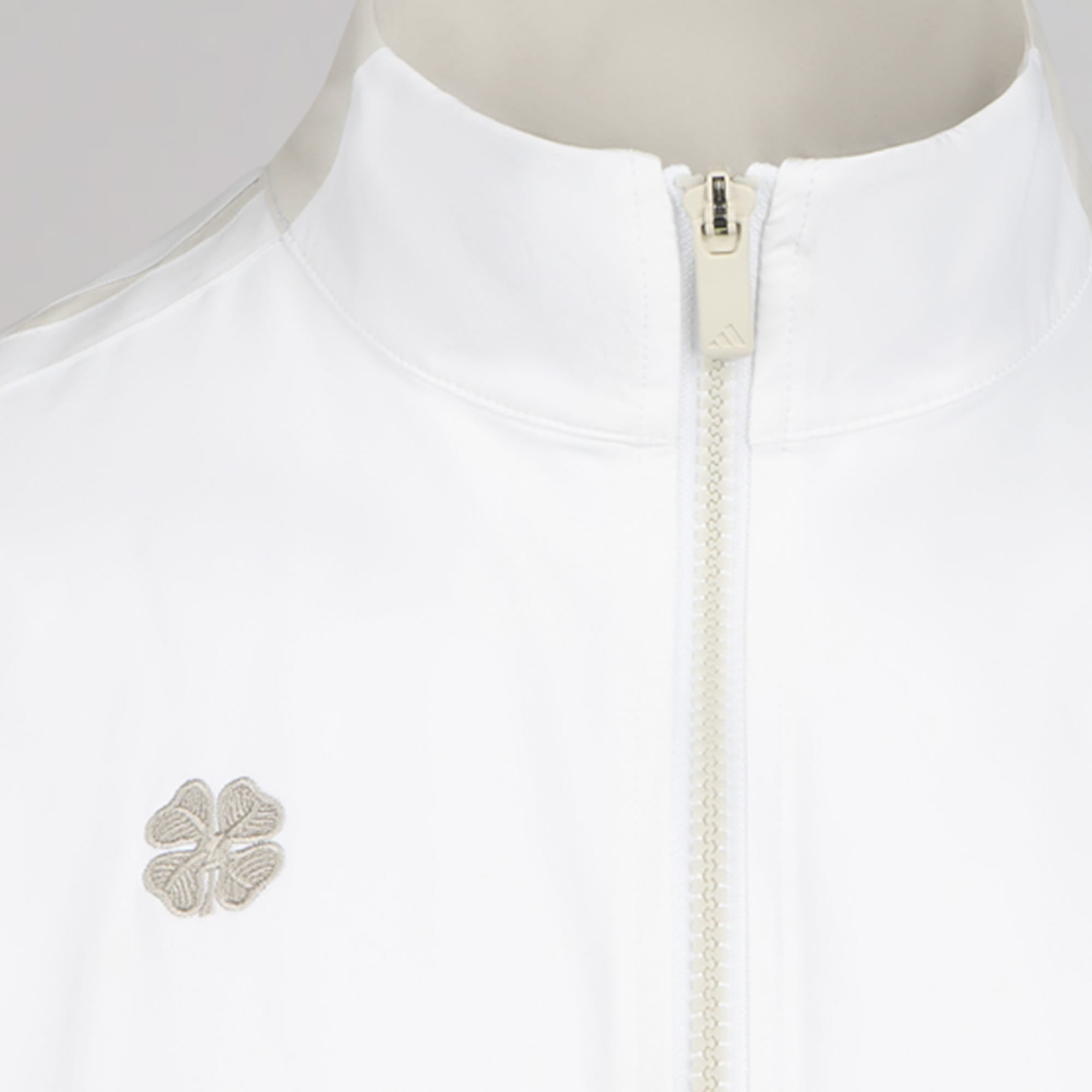 adidas Celtic Golf Beyond Twistweave Full Zip White & Beige