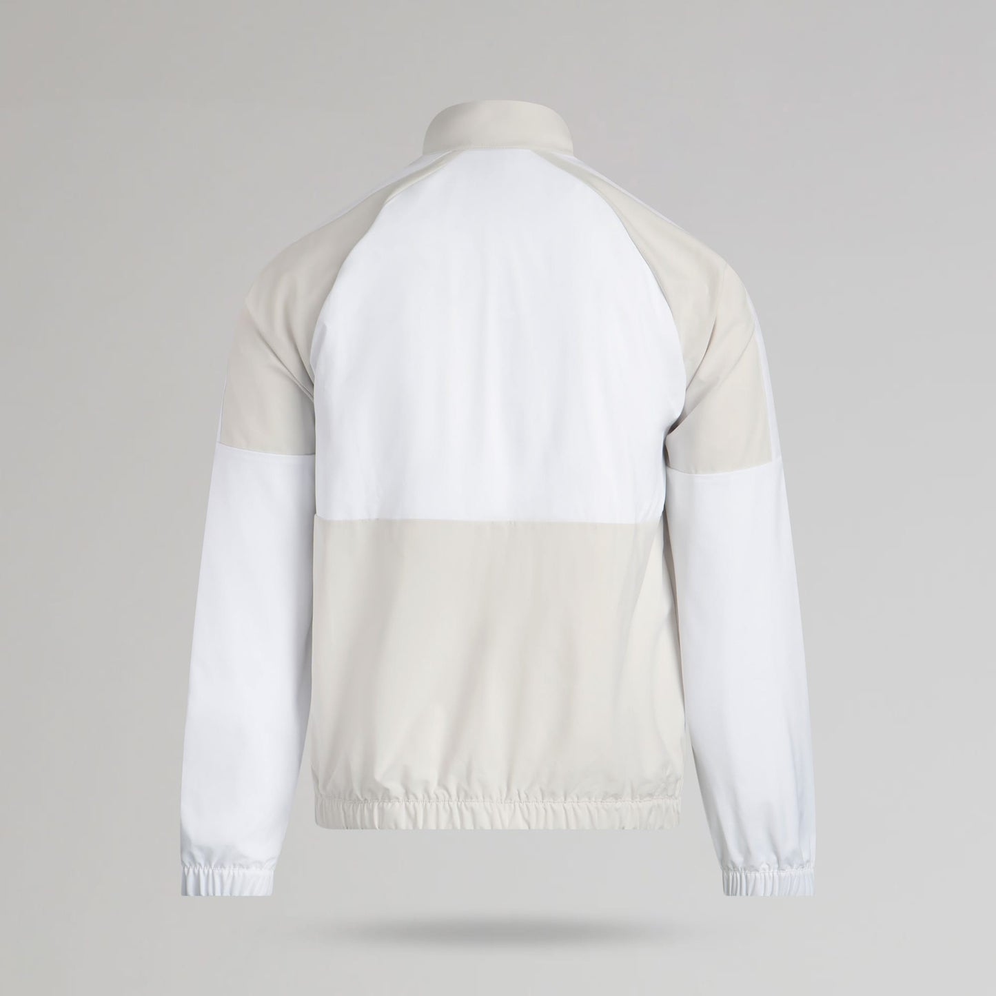 adidas Celtic Golf Beyond Twistweave Full Zip White & Beige Windbreaker