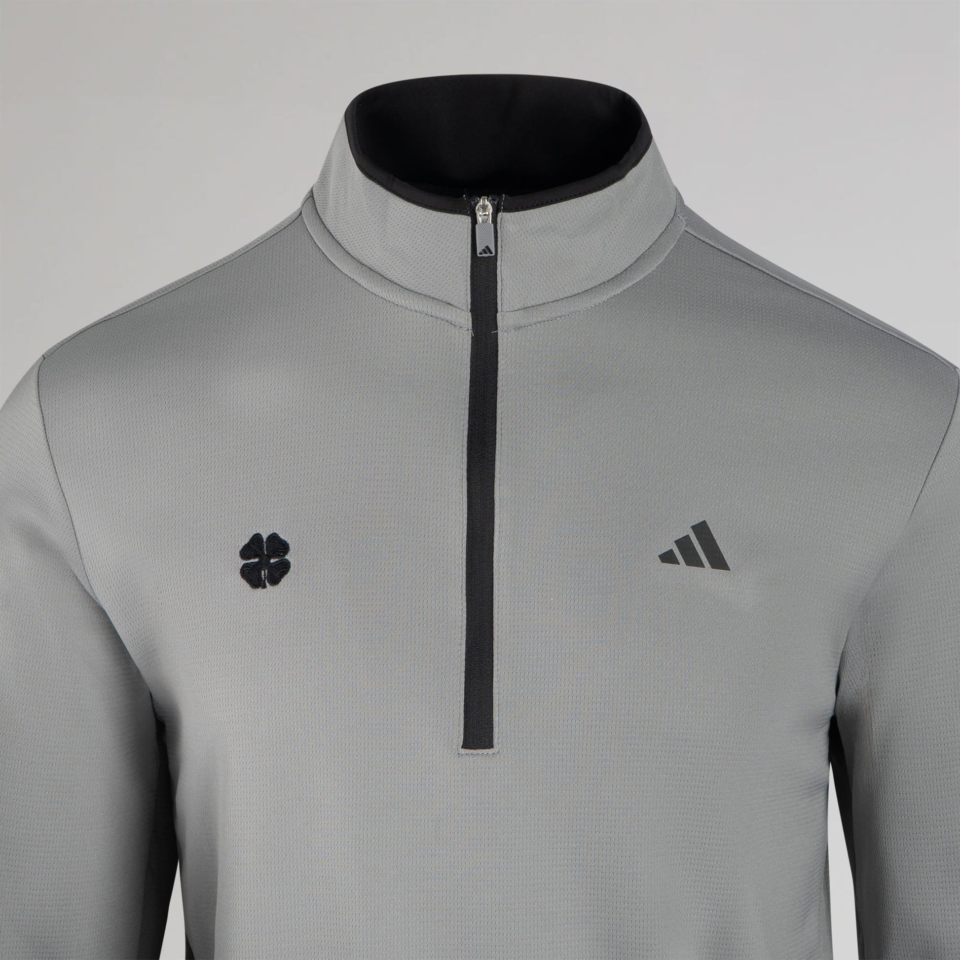 adidas Celtic Golf Lightweight Half-Zip Grey Top