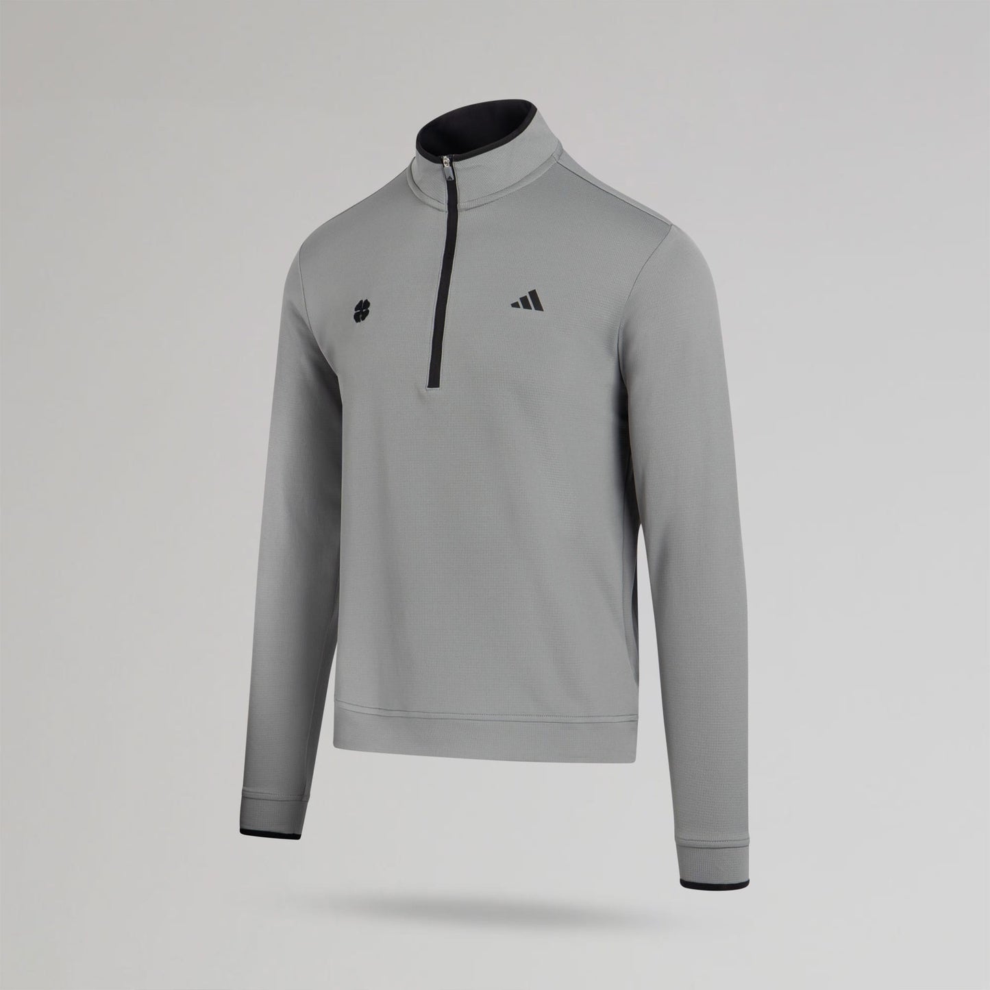adidas Celtic Golf Lightweight Half-Zip Grey Top