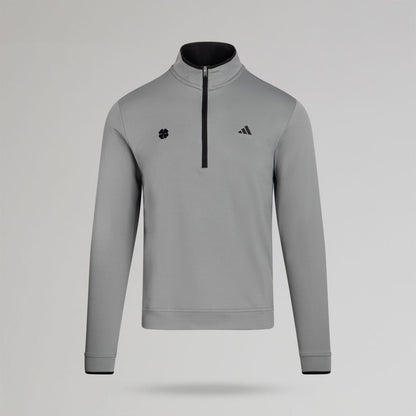 adidas Celtic Golf Lightweight Half-Zip Grey Top