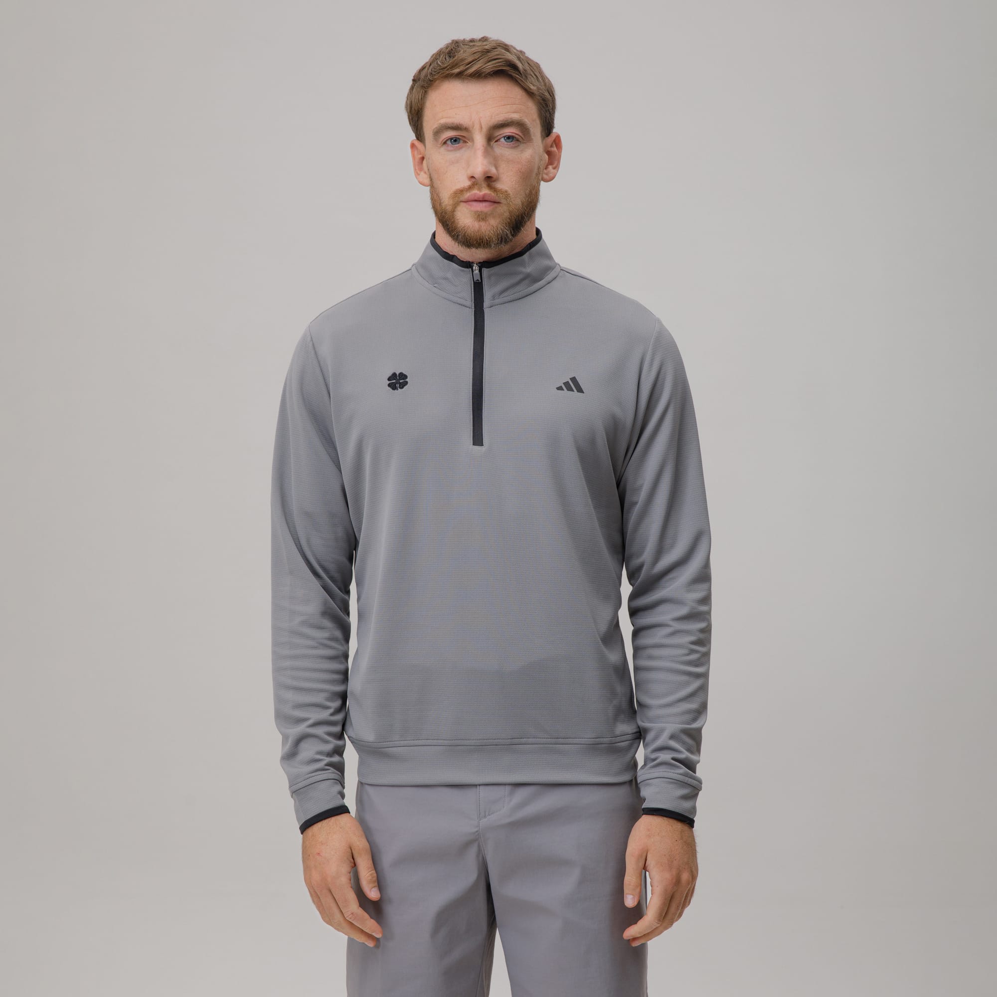 adidas Celtic Golf Lightweight Half-Zip Grey Top – Official Celtic