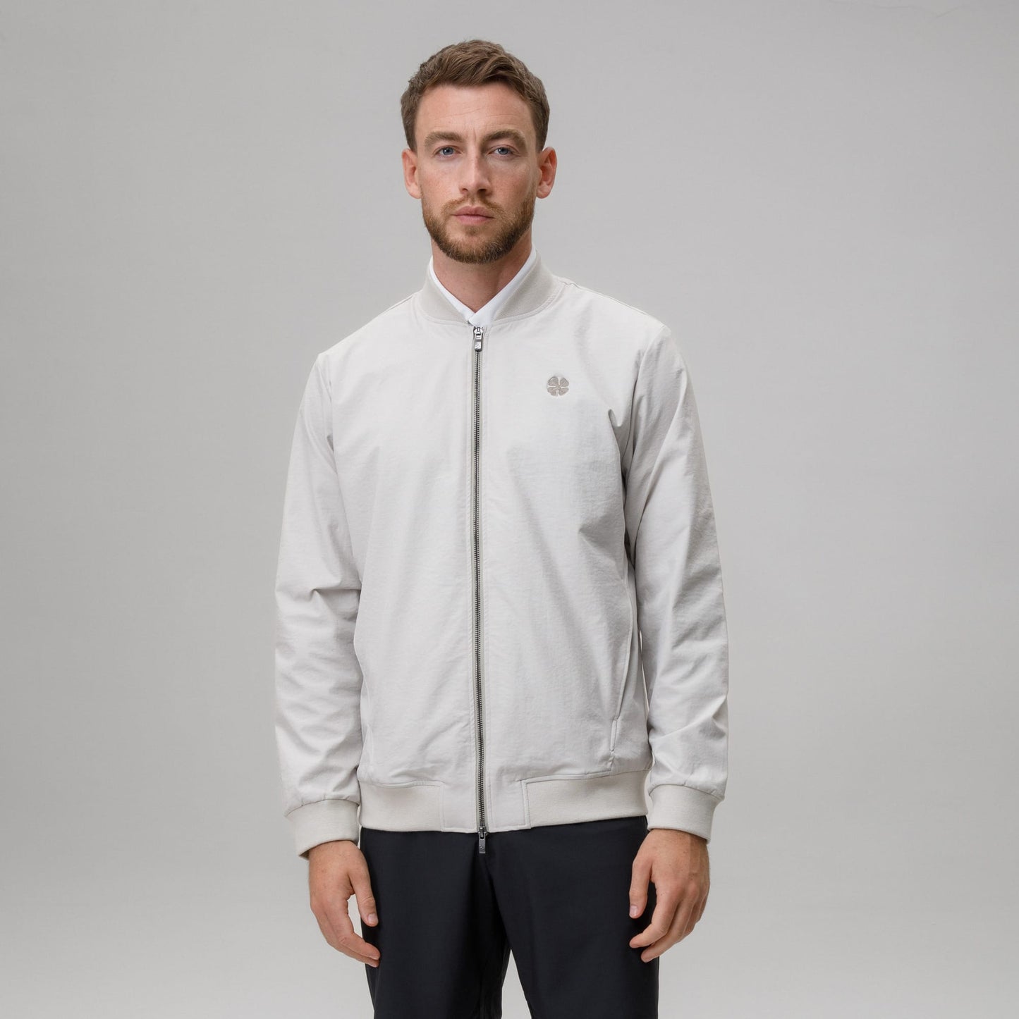 adidas Celtic Golf Ultimate 365+ Full Zip Beige Jacket