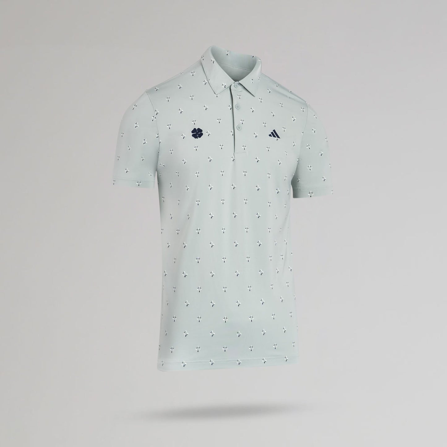 adidas Celtic Golf Ultimate365 Climacool Essence Print Green Polo Shirt