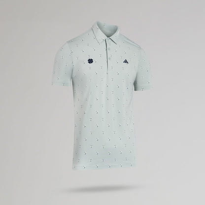 adidas Celtic Golf Ultimate365 Climacool Essence Print Green Polo Shirt
