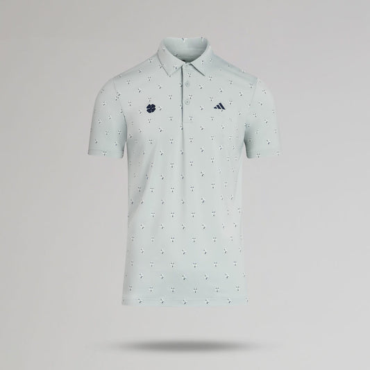 adidas Celtic Golf Ultimate365 Climacool Essence Print Green Polo Shirt