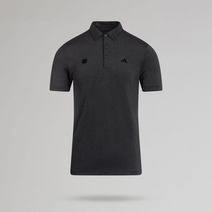 adidas Celtic Golf Ultimate365 Climacool Mesh Tango Print Black Polo Shirt
