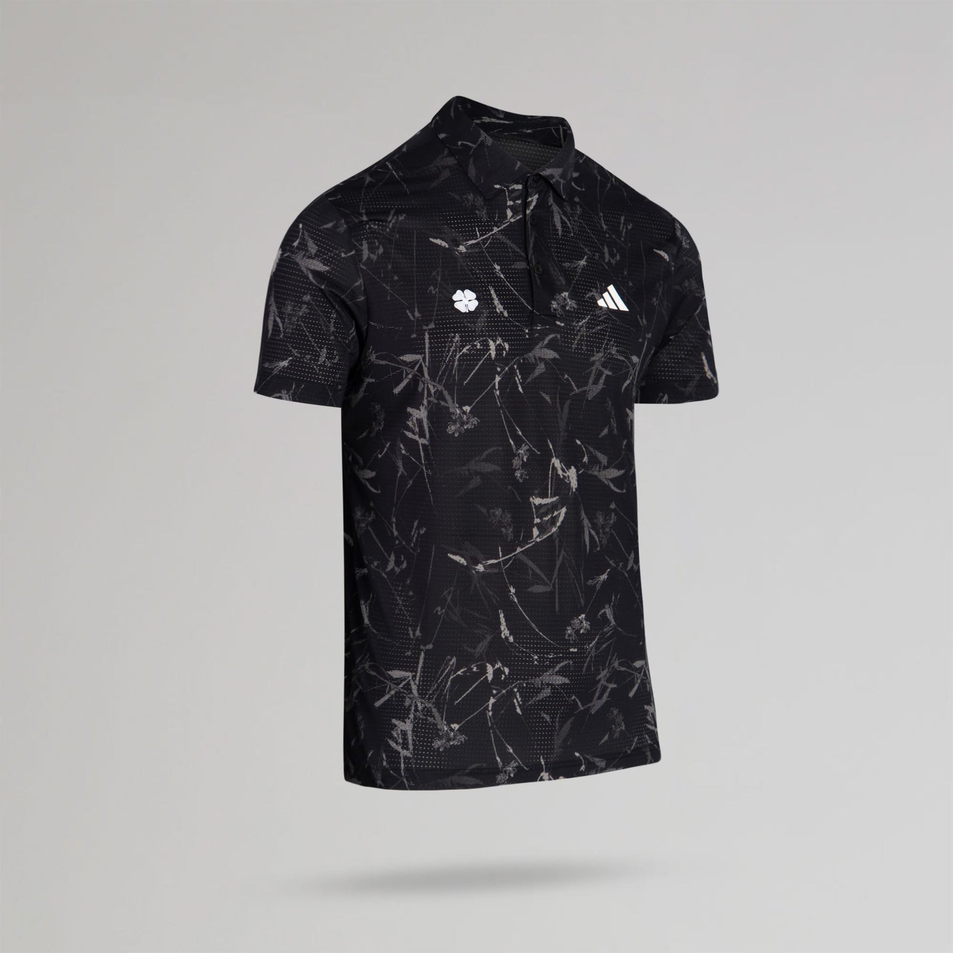 adidas Celtic Golf Ultimate365 Mesh Climacool Black Polo Shirt
