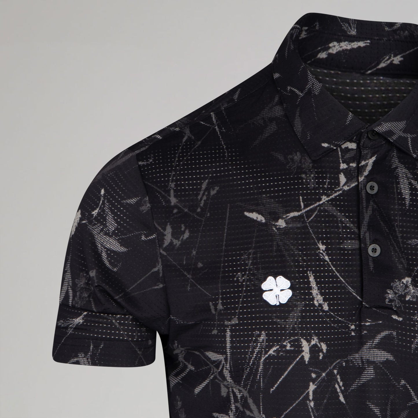 adidas Celtic Golf Ultimate365 Mesh Climacool Black Polo Shirt