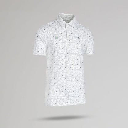 adidas Celtic Golf Ultimate365+ Soft Print White Polo Shirt